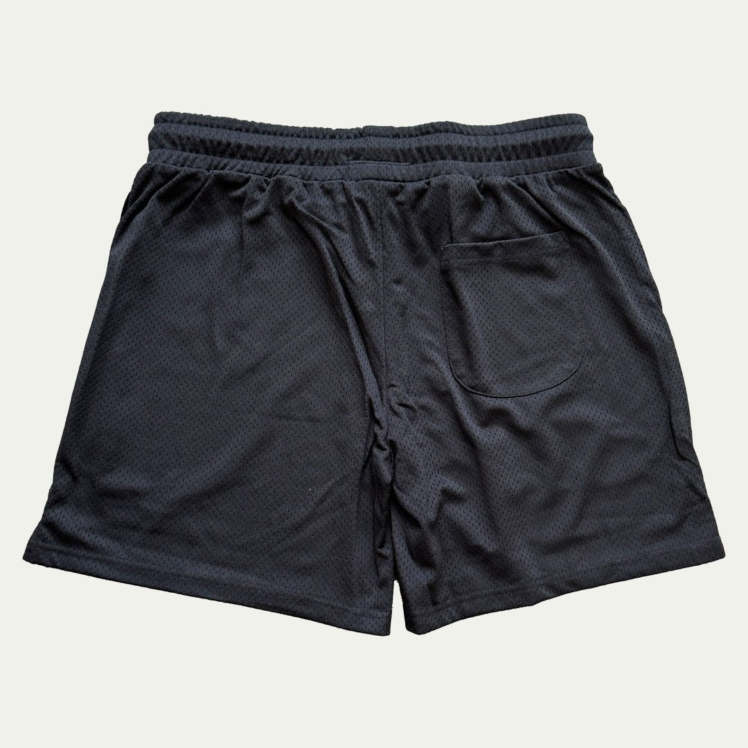 Double Layer Athletic Shorts (Black)