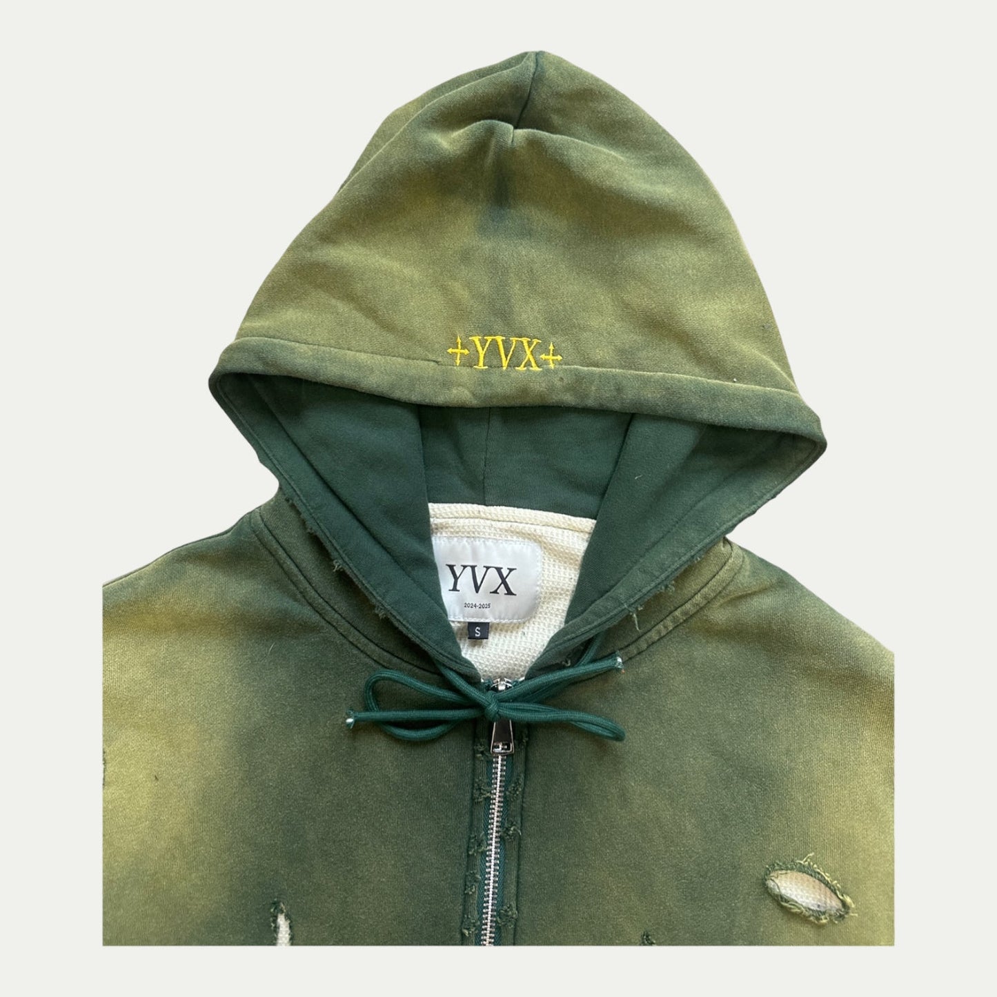 DOUBLE LAYER ATHLETICS MONOGRAM HOOD