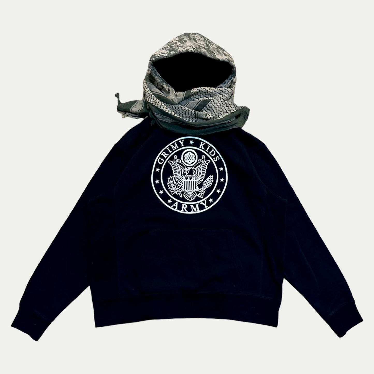 Grimy Kids Army Turban Hoodie