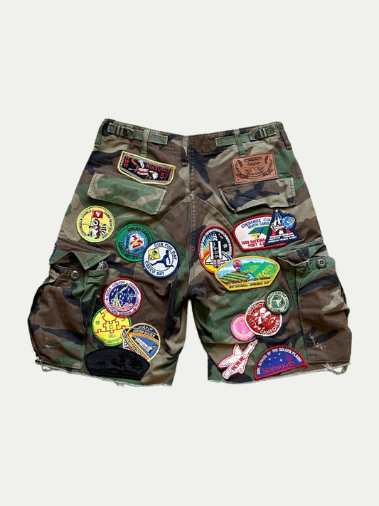 Patch Cargo Camo Shorts