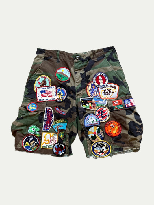 Patch Cargo Camo Shorts