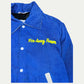 Vintage Blue Chainstitch Bomber (Medium)