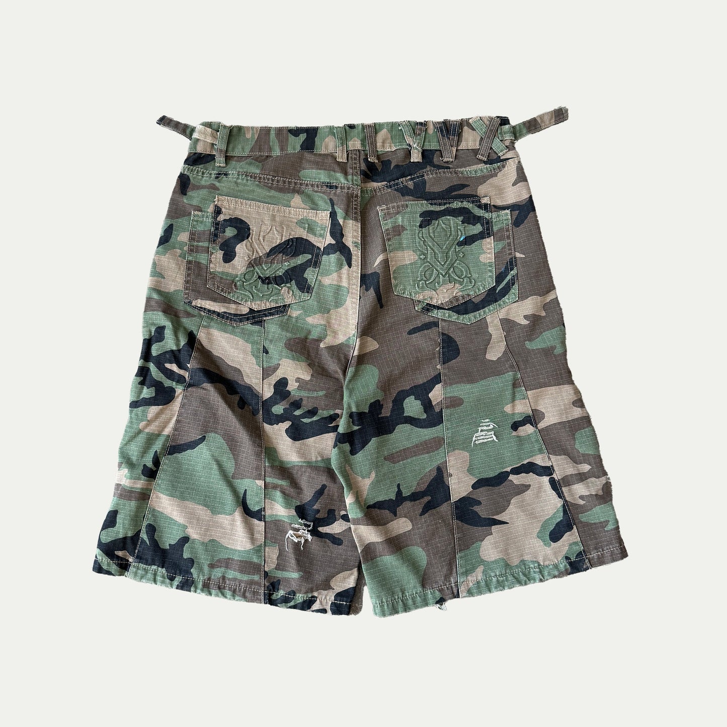 "Workshop Edition" Custom Camo Shorts Sample (Size 34)