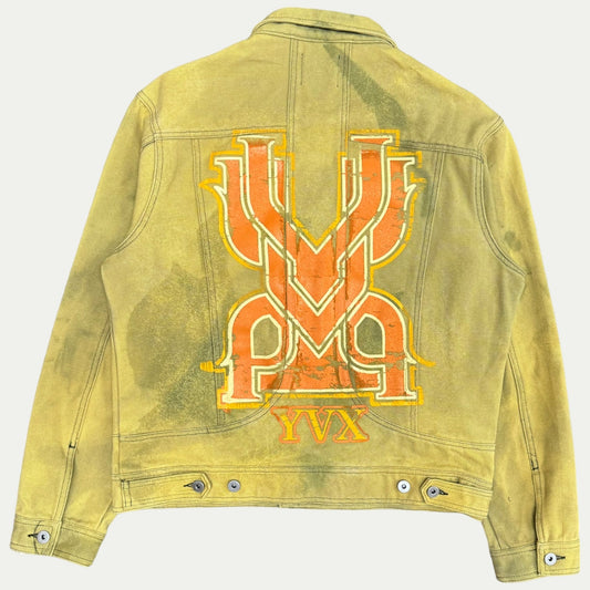 Yellow Aged Monogram Canvas Spine Jacket (Medium)