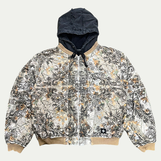 YVX x Jakis Christ Trance Camo Bomber Jacket